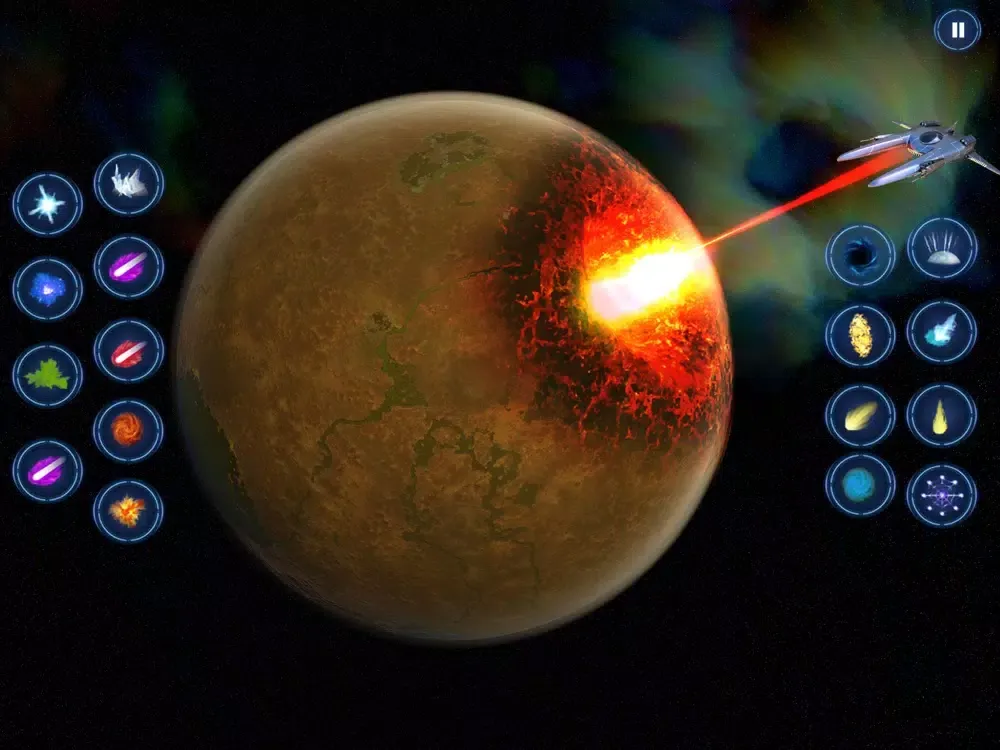 ภาพหน้าจอของ Teardown Solar System Smash iPad 