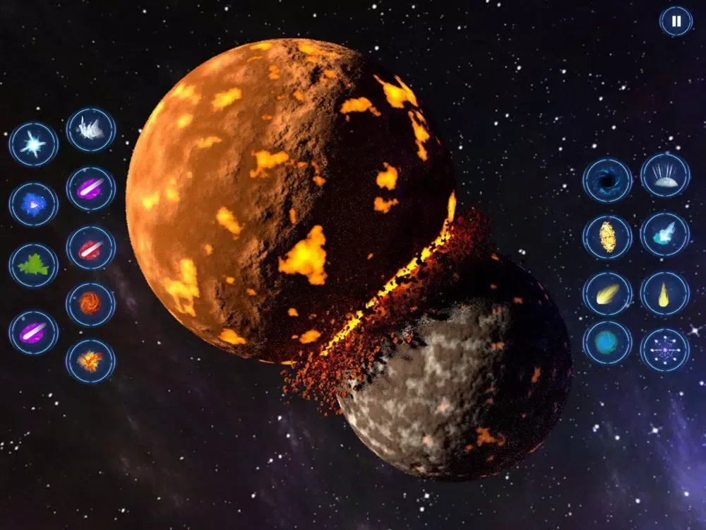 ภาพหน้าจอของ Teardown Solar System Smash iPad 