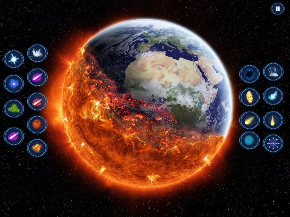 ภาพหน้าจอของ Teardown Solar System Smash iPad 