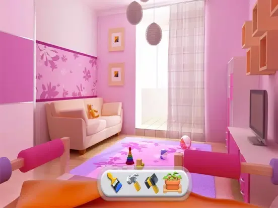 Kids Home Design With Puzzle iPad 应用截图