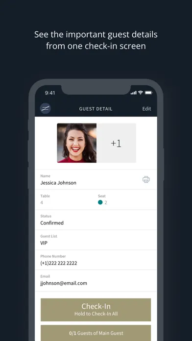 Guest List App | zkipster سکرین شاٹس
