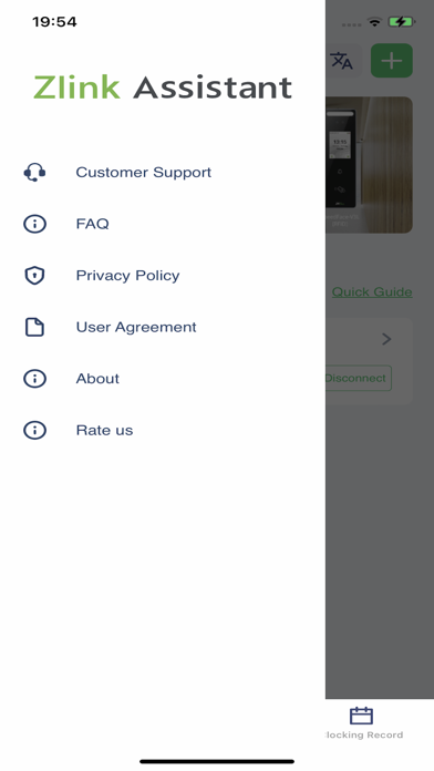 Screenshot di Zlink Assistant
