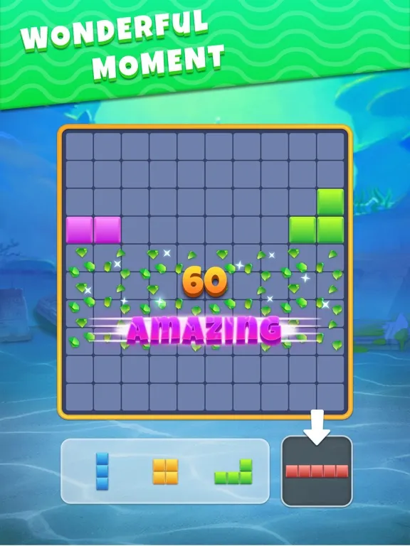 Ocean Block Puzzle - Fish iPad 应用截图