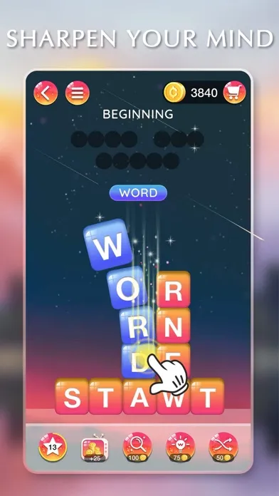 Tangkapan layar Word Sweeper-Search Puzzle