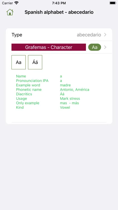 Скриншоты gramES - Spanish grammar