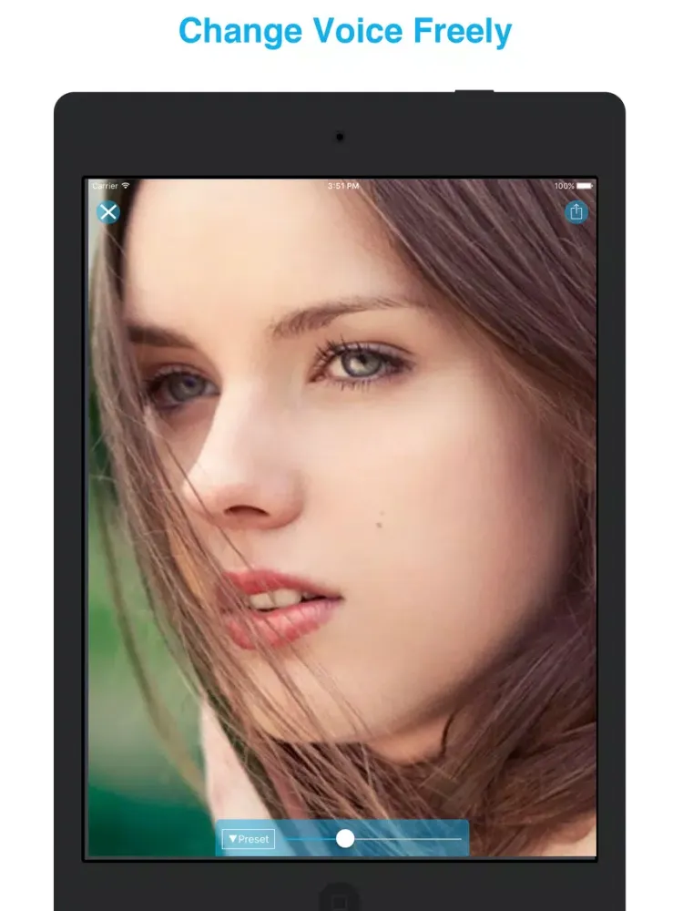 Capturas de pantalla de Voice Change.r - Funny Vid.eo Sound Effect Edit.or iPad 