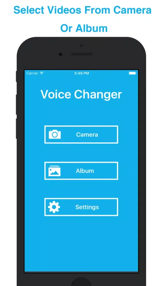Capturas de pantalla de Voice Change.r - Funny Vid.eo Sound Effect Edit.or
