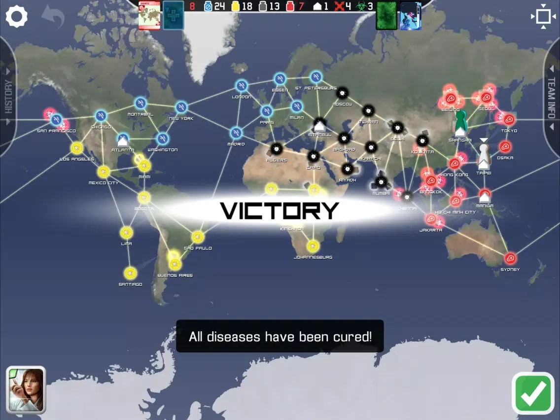 Скриншоты Pandemic: The Board Game iPad 