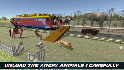 Скриншоты Angry Animals Train Transport 2016
