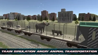 Скриншоты Angry Animals Train Transport 2016