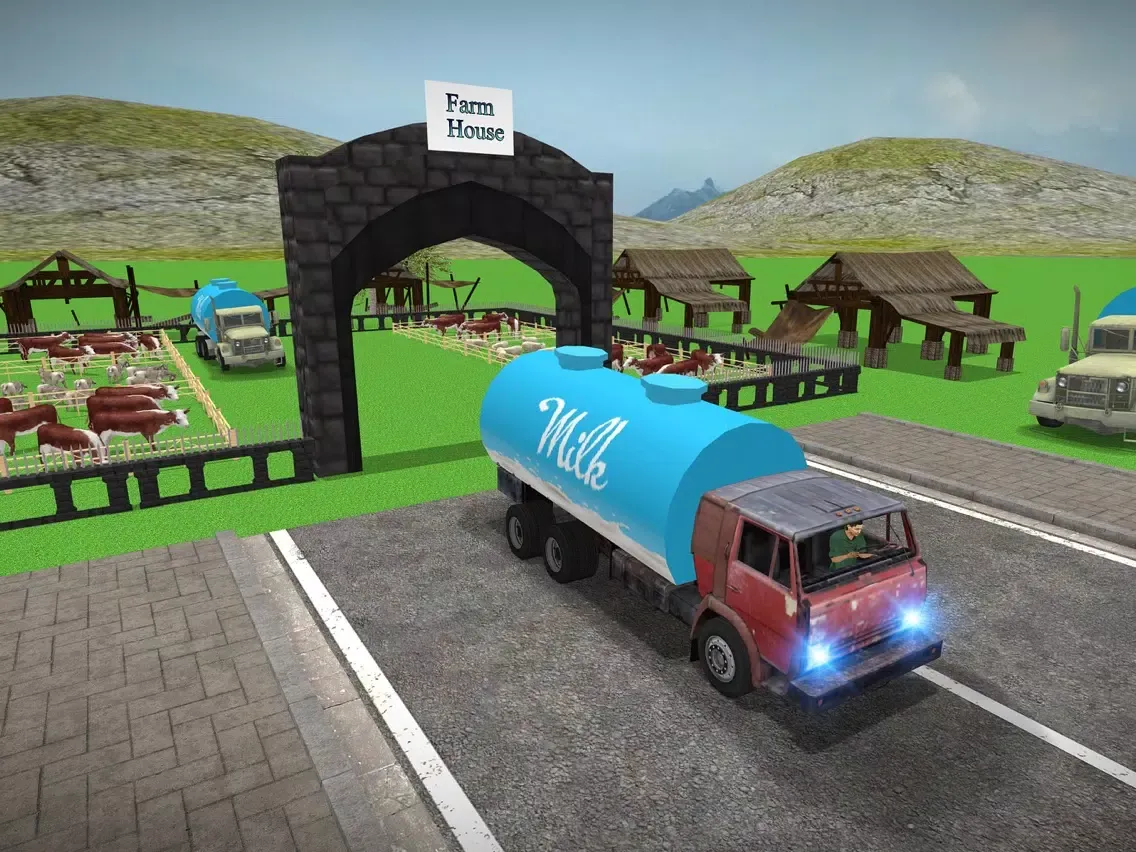 City Milk Supply Truck 3D iPad  Ekran Görüntüleri