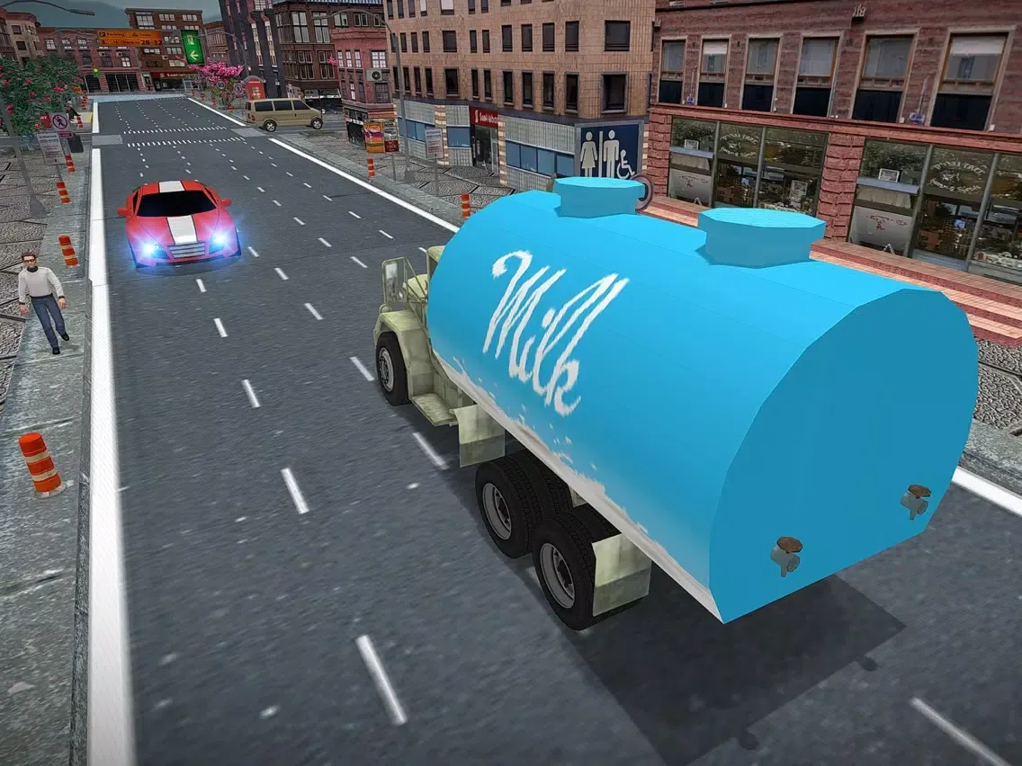 City Milk Supply Truck 3D iPad  Ekran Görüntüleri