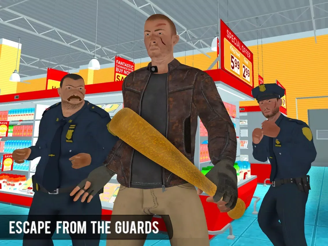 Ảnh chụp màn hình của Gangster Escape Mad City iPad 