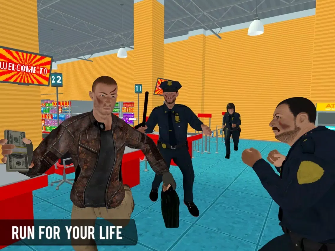 Ảnh chụp màn hình của Gangster Escape Mad City iPad 