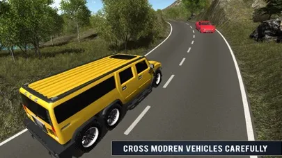 Captures d'écran de Up Hill Limo Off Road Car Rush