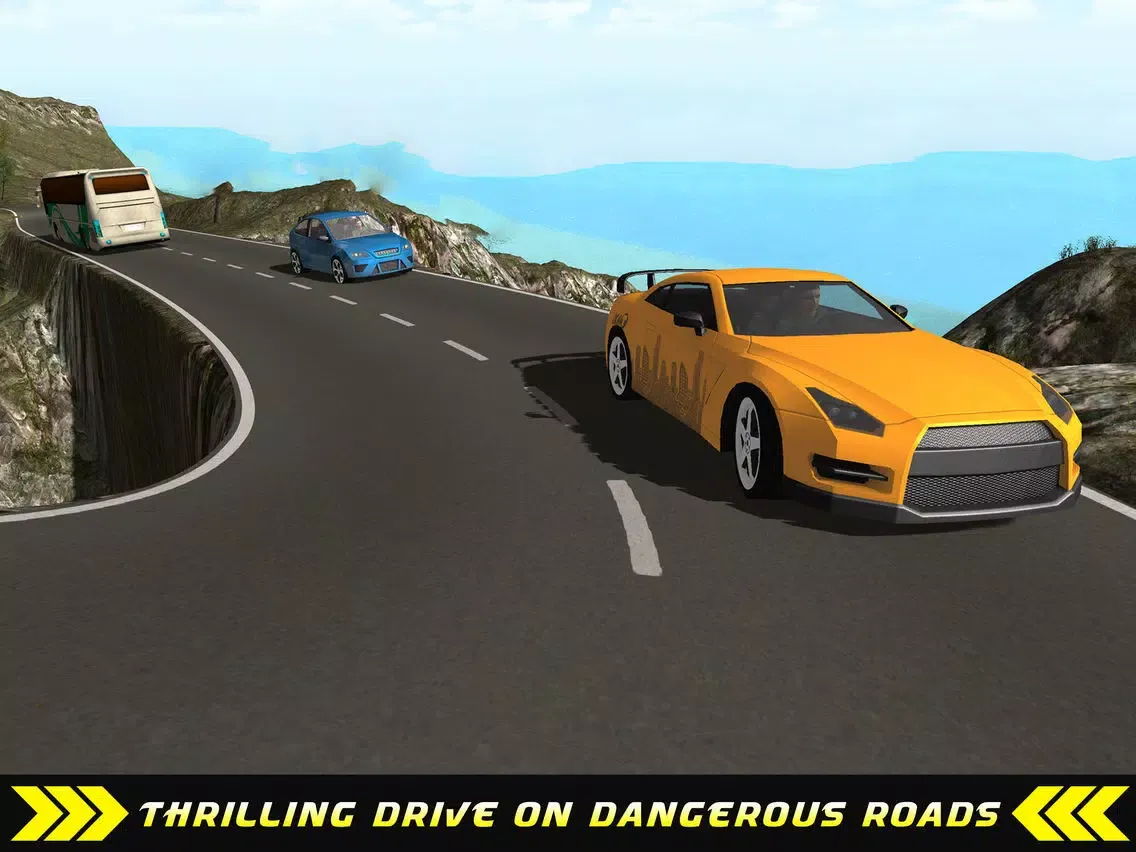 Taxi Driver Hill Climb sim 3D iPad 應用截圖