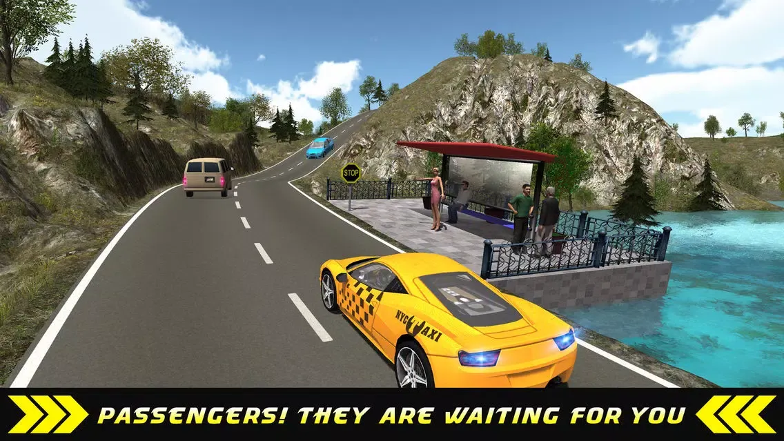 Taxi Driver Hill Climb sim 3D應用截圖