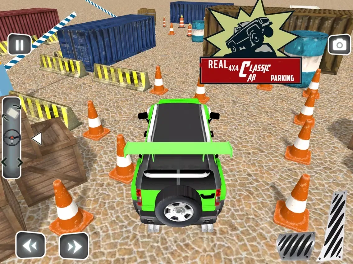 Real 4x4 Classic Car Parking iPad 应用截图