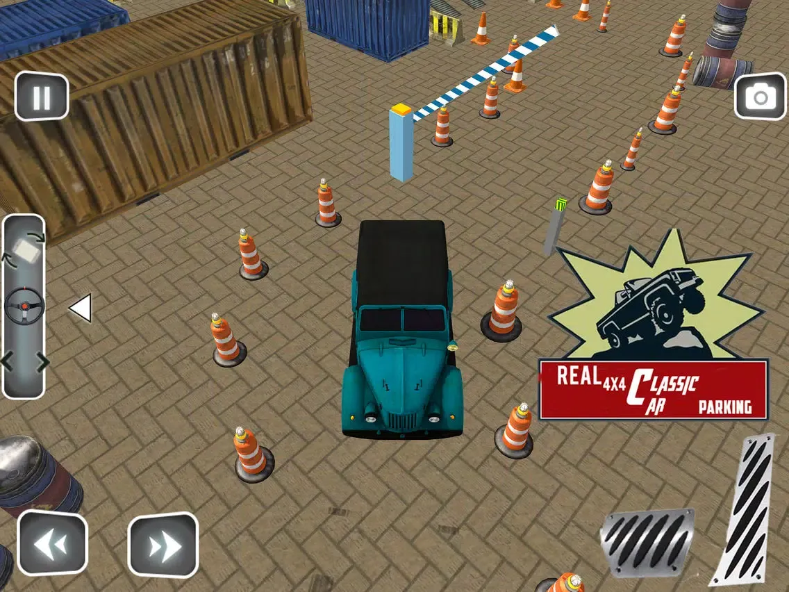 Real 4x4 Classic Car Parking iPad 应用截图