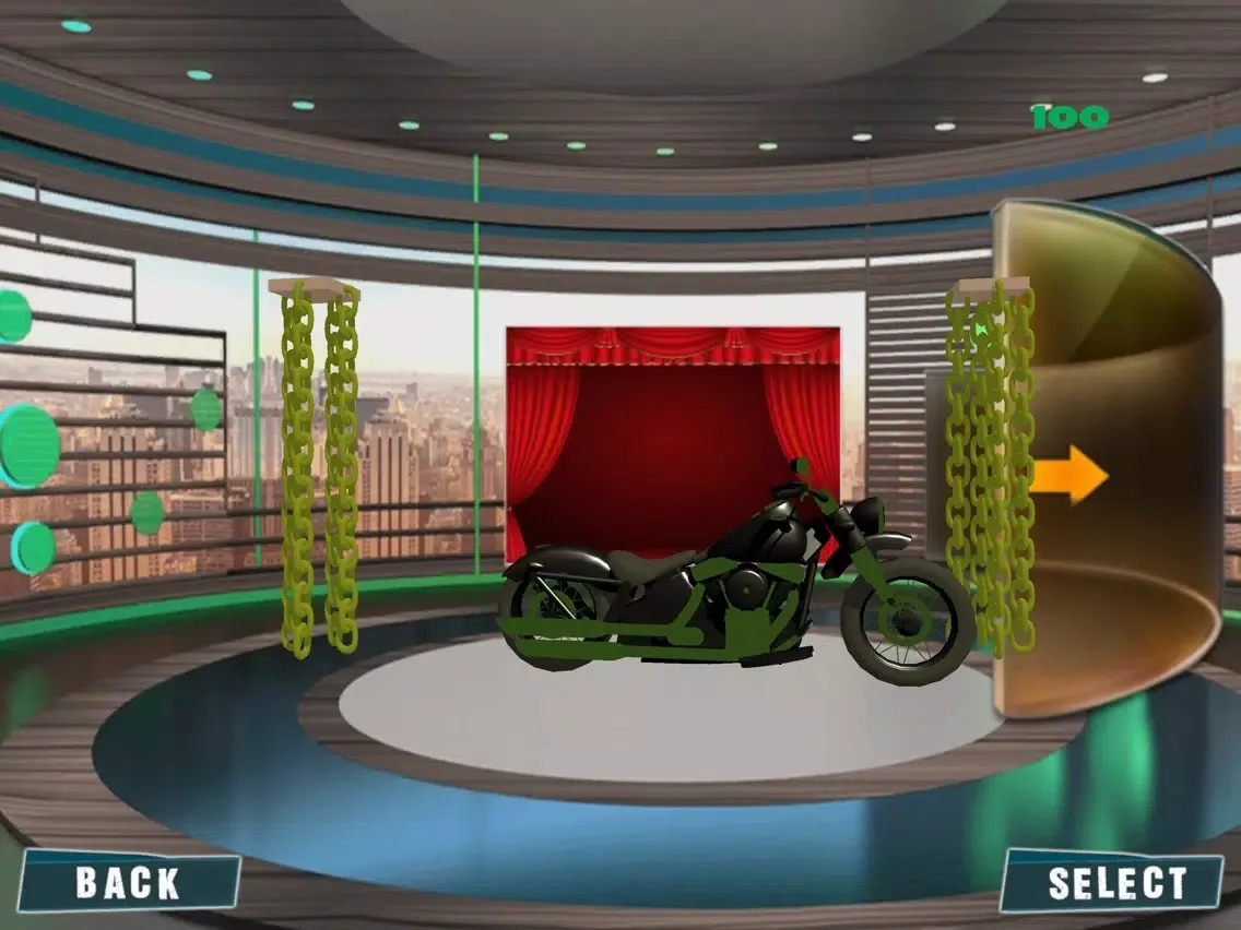 Crazy Chained Bike Stunts Race iPad 應用截圖