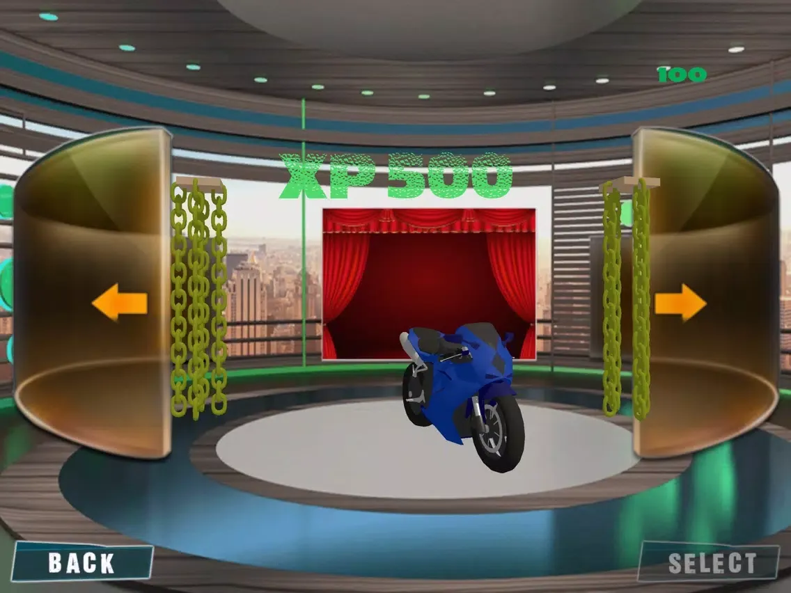 Crazy Chained Bike Stunts Race iPad 應用截圖