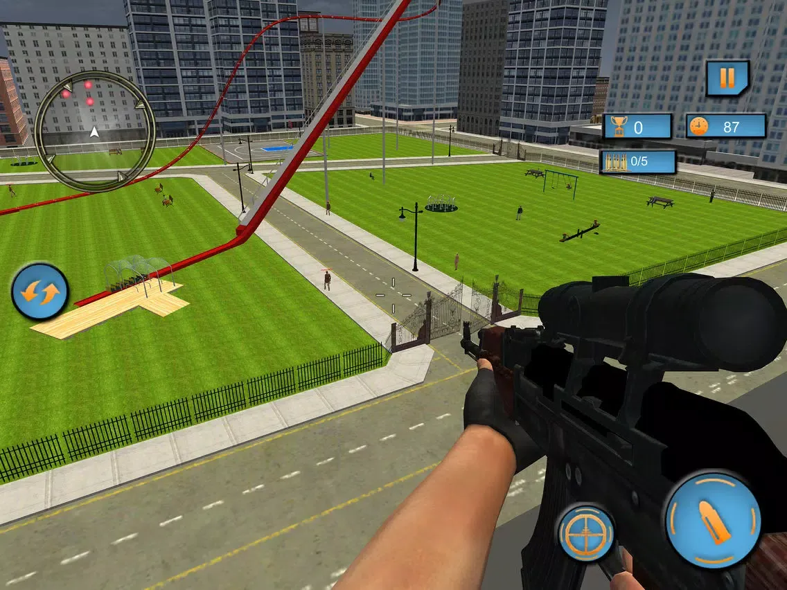 Modern Roller Coaster Sniper iPad  Ekran Görüntüleri