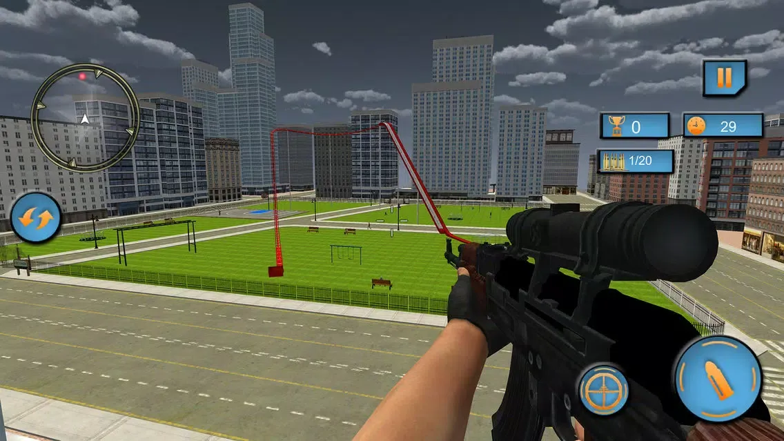 Modern Roller Coaster Sniper Ekran Görüntüleri