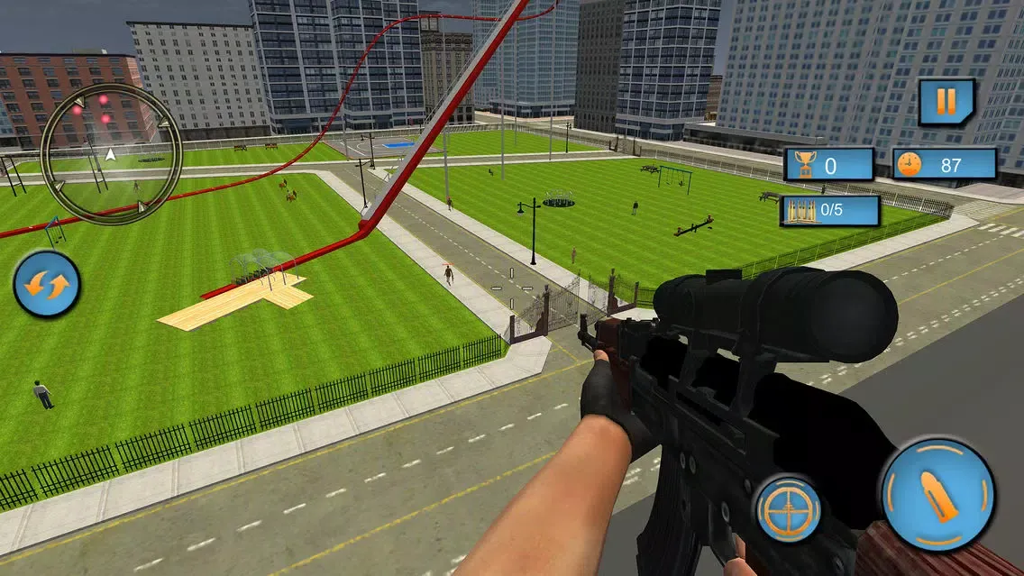 Modern Roller Coaster Sniper Ekran Görüntüleri