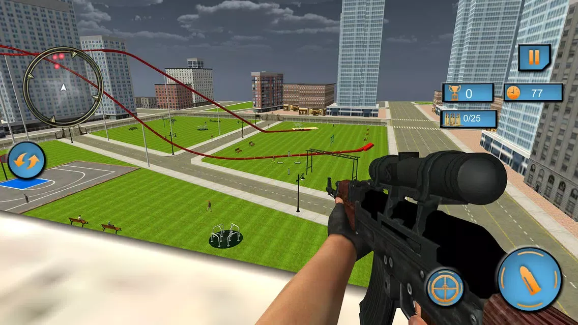 Modern Roller Coaster Sniper Ekran Görüntüleri