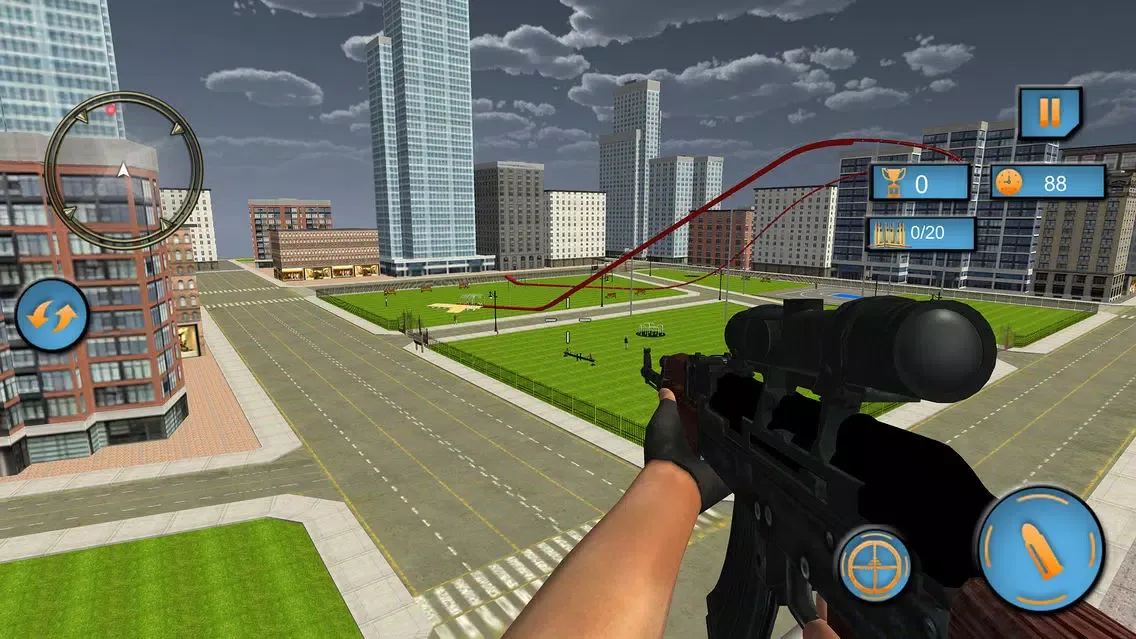 Modern Roller Coaster Sniper Ekran Görüntüleri