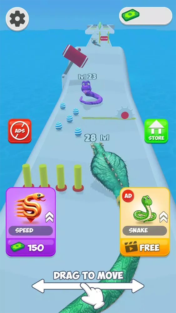 Screenshot di Snake Evolution Run 3D