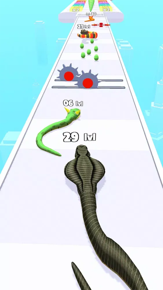 Screenshot di Snake Evolution Run 3D
