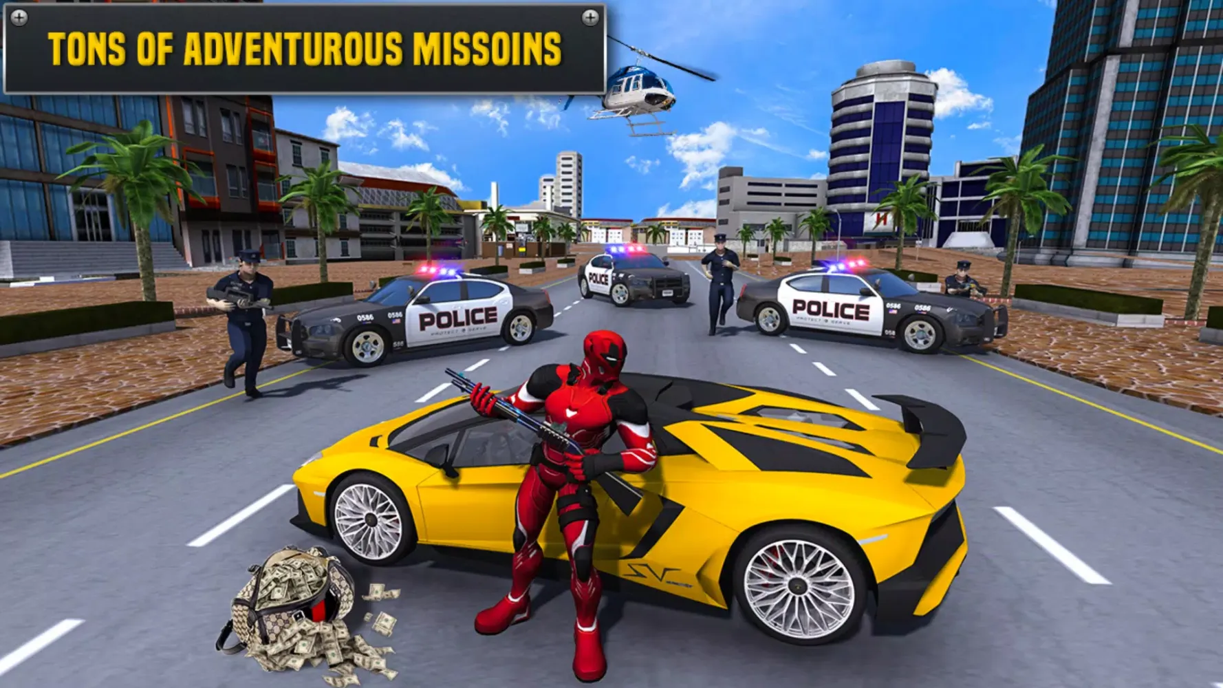 Spider Miami Gangster Hero Man Screenshots