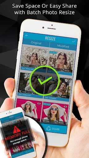 Photo Resizer: Crop, Resize, S Screenshots