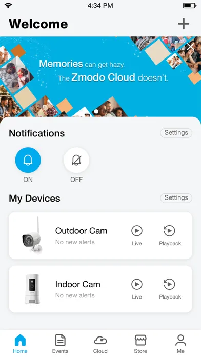 Zmodo Screenshots