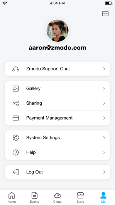 Zmodo স্ক্রিনশট