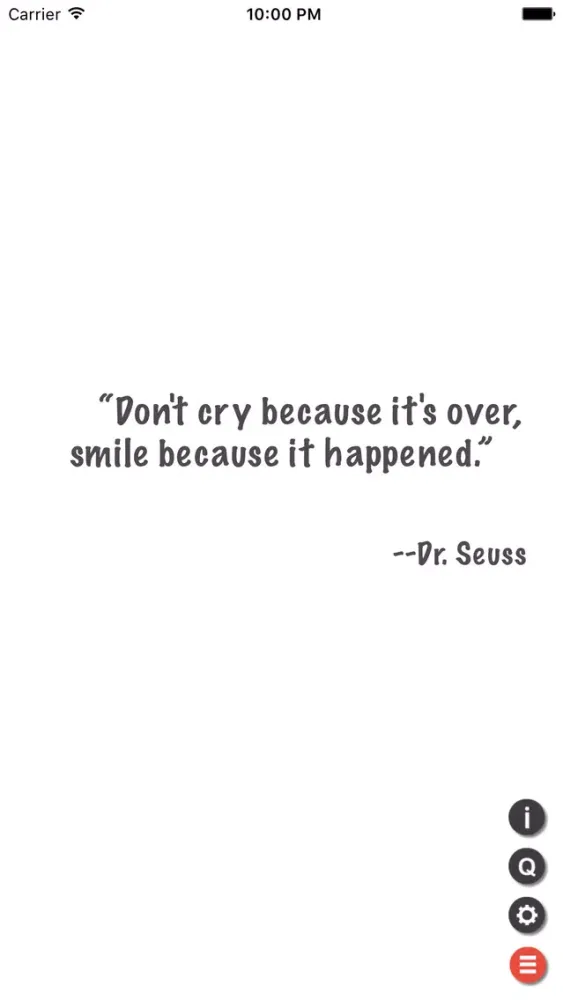Capturas de pantalla de Quote Daily - quote display app