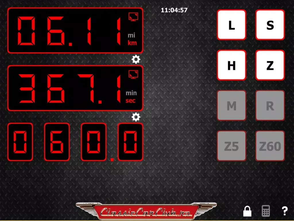 Rally Speed Table Calculator iPad 應用截圖