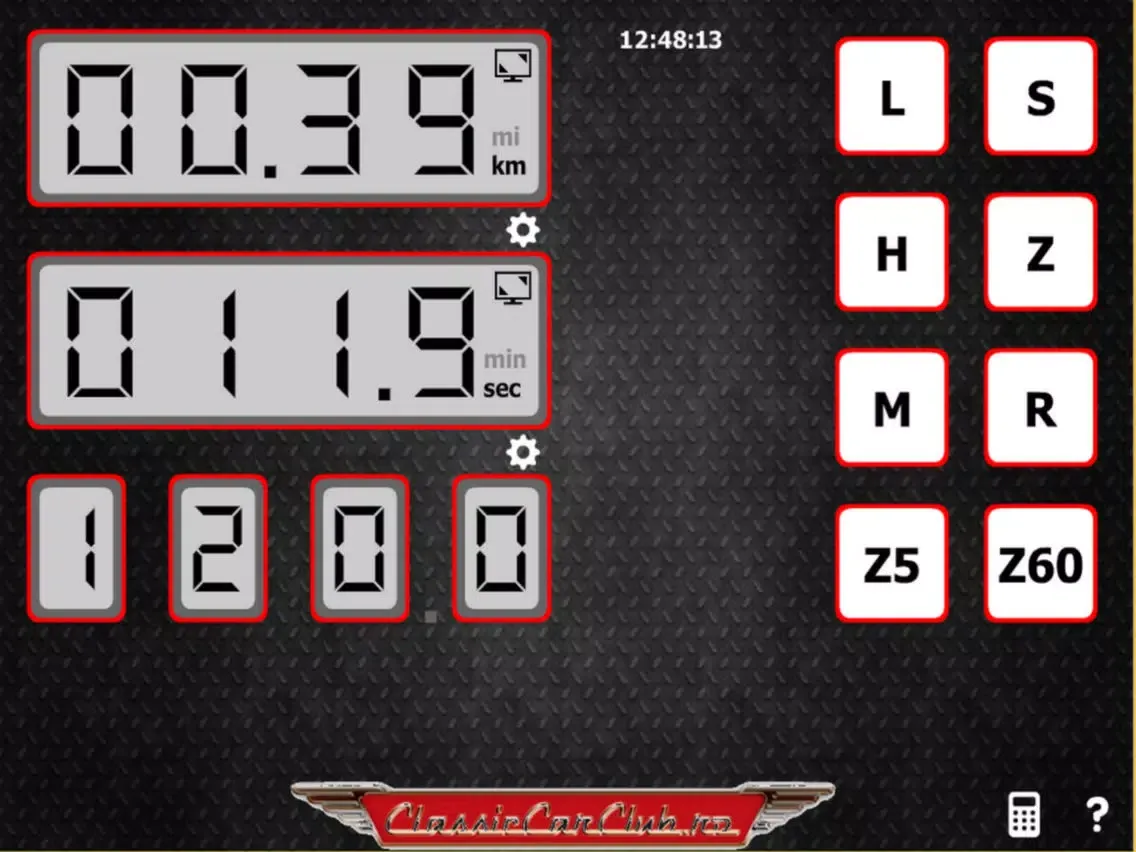 Rally Speed Table Calculator Pro iPad  স্ক্রিনশট