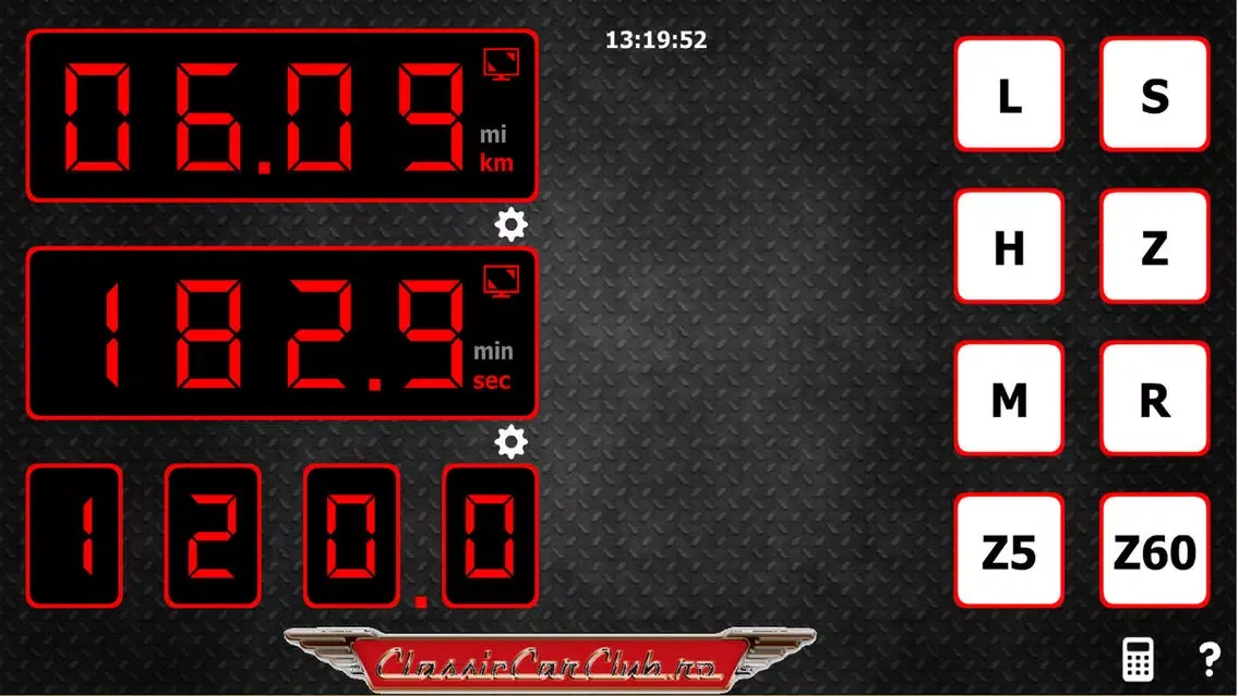 Rally Speed Table Calculator Pro স্ক্রিনশট