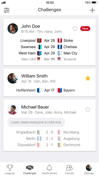 Zrzuty ekranu Kickoff - Football prediction