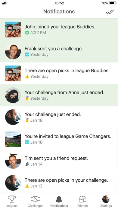 Zrzuty ekranu Kickoff - Football prediction