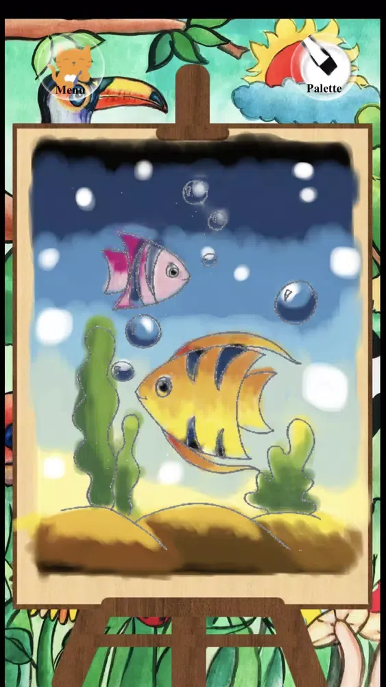 ภาพหน้าจอของ Kittyart Paint