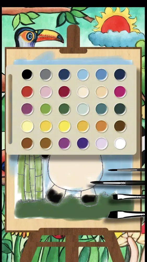 ภาพหน้าจอของ Kittyart Paint