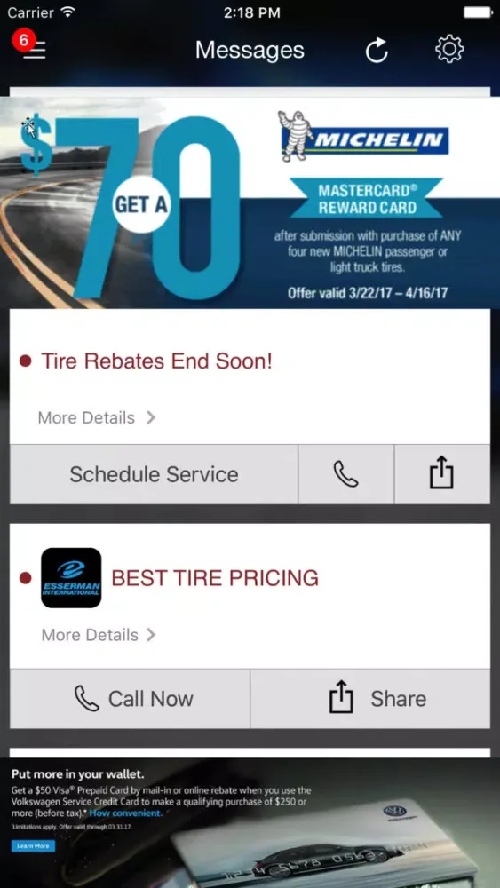 Esserman International Acura VW DealerApp应用截图