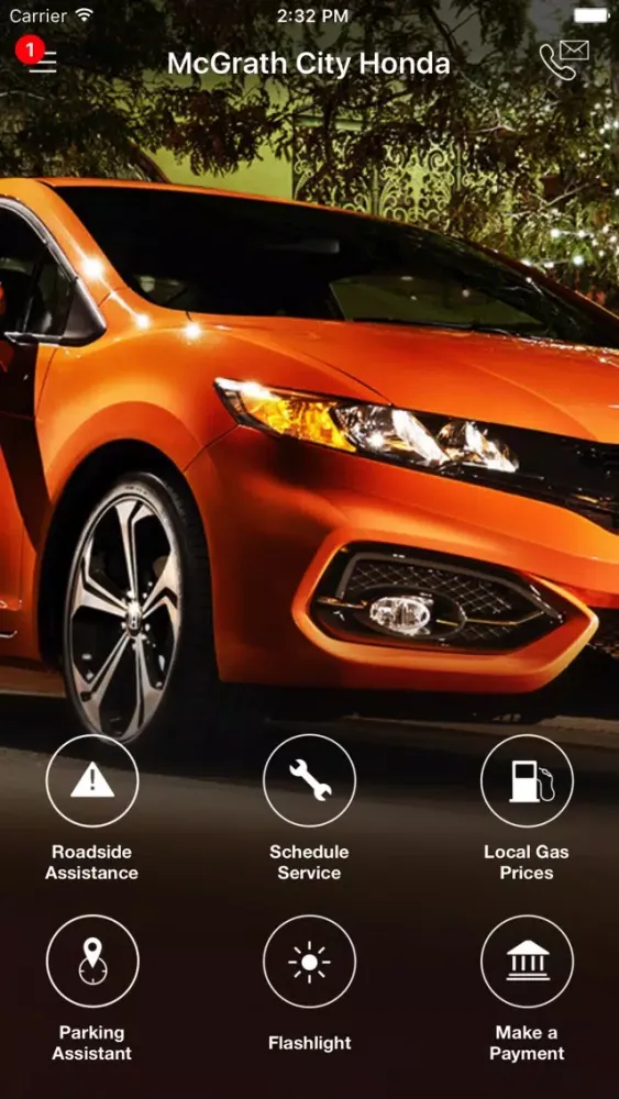 Скриншоты McGrath City Honda DealerApp