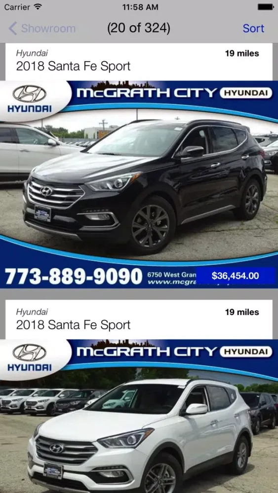 McGrath City Hyundai DealerApp Screenshots