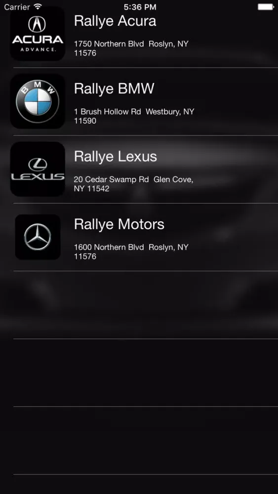 Rallye Automotive Group应用截图