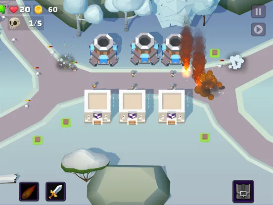 Ảnh chụp màn hình của Cubic Rush TD iPad 
