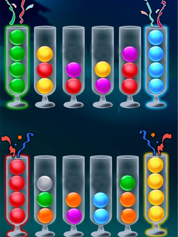 Tangkapan layar Ball Sort Taiga - The Forest iPad 